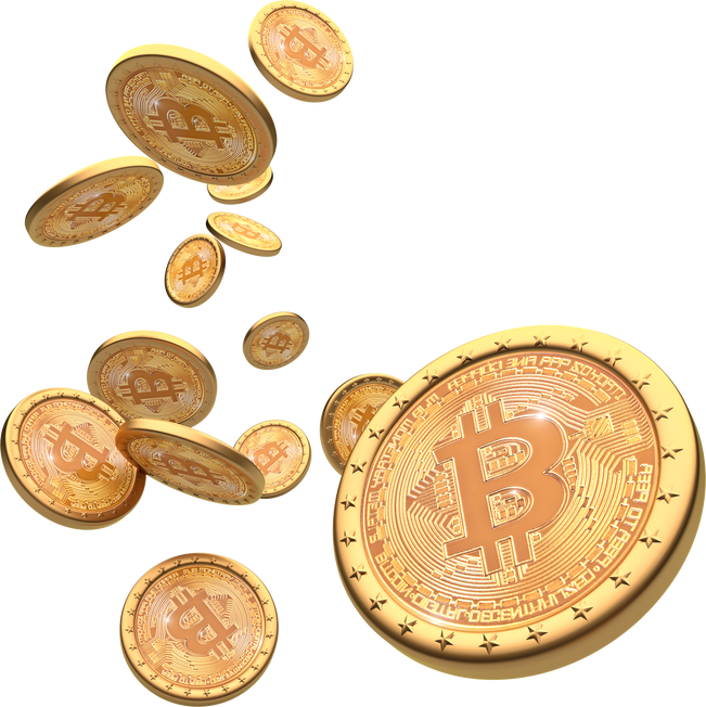 Bitcoin 3D Background